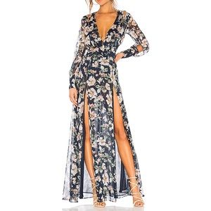 NEW Revolve The Jetset Diaries Fleur Maxi Dress S